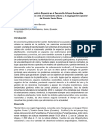 Planificación y Justicia Espacial en El Desarrollo Urbano Sostenible. Inequidades y Desafíos Ante El Crecimiento Urbano y La Segregación Espacial Del Cantón Santa Elena.