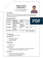 Electrical Krishna Resume-Electrical