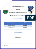 Electrical Actuators Lab's Project