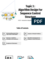 Chap 03 - Algorithm Design For Sequence Control Structure