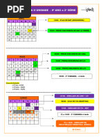 CALENDÁRIO - II UNIDADE Atualizado