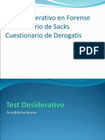 Test Desiderativo en Forense