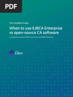 Ejbca Enterprise Vs Open Source Ca