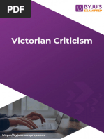 Victorian Criticism 69