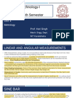 Prod Tech-I - Unit 4 (B) - Metrology