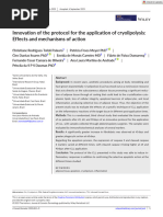 J of Cosmetic Dermatology - 2023 - Palauro - Innovation of The Protocol For The Application of Cryolipolysis Effects and