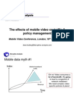 Disruptive Analysis - The Effects of Mobile Video On Traffic + Policy Management