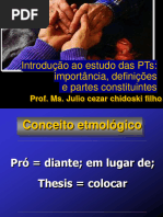 Introdução Ao Estudo Da PT Importância, Definições, Partes Constituintes