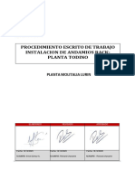 Procedimiento de Trabajo Armado de Racks.