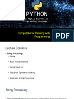 Lec 15. String Processing