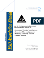 Ansi Esd s20.20 2021电气和电子零件装置和设备的静电保护