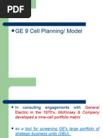 Module III - GE Nine Cell Matrix