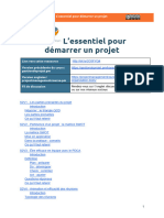 (Script de Synthèse MOOC GDP) s2 - L'essentiel Pour Démarrer Un Projet (Public)