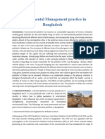 Environmental Management Practice in Bangladesh