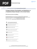 Linkages Between Psychedelics and Meditation in A Population-Based Sample in The United States