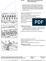 RA Dépose Et Repose Ou Remplacement de La Pompe D'injection (M51)