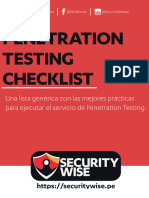 Security Wise Penetration Testing Checklist 1700529825