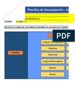 Planilha Avaliação 1º ANO D