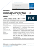 A Simulation Impact Evaluation of A Cigarette Excise Tax Increase 2018 Publi