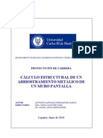 Calculo Estructural para Un Muro Pantalla