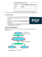 Reprodcution in Plants