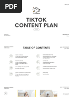 Tiktok Plan Content