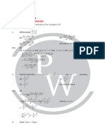 Class-12 Differentitation