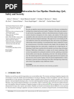 Multi Drone Collaboration Gas Pipeline Monitoring QoS Safety and Security