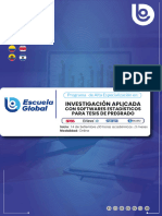 Brochure - Investigacion Aplicada Con Softwares Estadísticos