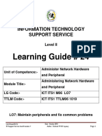 Administer Network Hardware and Peripheral Lo7