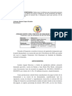 CONSTANCIA SECRETARIAL: Señor Juez, Le Informo Que El Presente Proceso