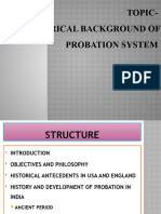 Historical Background of Probation System by Azra Shakeel