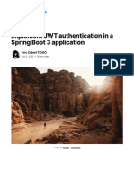 01 JWT Authentication in Spring Boot 3 With Spring Security 6