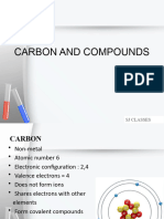 CH 4 - Carbon and Compounds