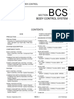 Body Control System: Section