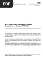 Code - Aster: MISS10 - Acceleration Chaining MISS3D - Code - Aster On The Case KARISMA