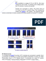 Solar in Series and Parallel