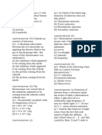 Physics MCQs For Class 12 CH 11 Dual Nature of Matter and Radiation