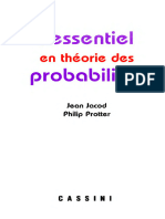 Lessentiel en Théorie Des Probabilités (Licence Master) by J.Jacod, PH - Protter