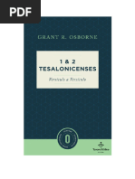 1 y 2 Tesalonicenses Versículo A Versículo 09 OSBORNE Grant R.