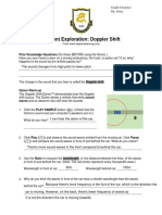 Student Exploration Doppler Shift