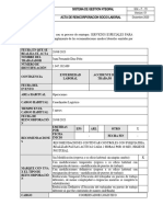 Sig-F-19 Acta de Reincorporación Laboral Juan Fernando Diaz Paba