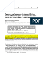 Racismo y Afrodescendientes en México