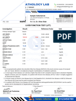 LIVER PROFILE LFT Test Report Format Example Sample Template Drlogy Lab Report