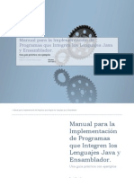 Manual para La Implementación de Programas Que Integren Los Lenguajes Java y Ensamblador