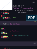 Programmation Python FilesxTry - Except 1