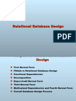 Relational Database Design