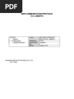 SPT22WS Wireless Protocol - cMBRTU