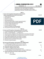 Karnataka 1st Puc Chemistry Annual Exam QP 2018 Mandya