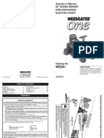 Weedeater One Service Manual